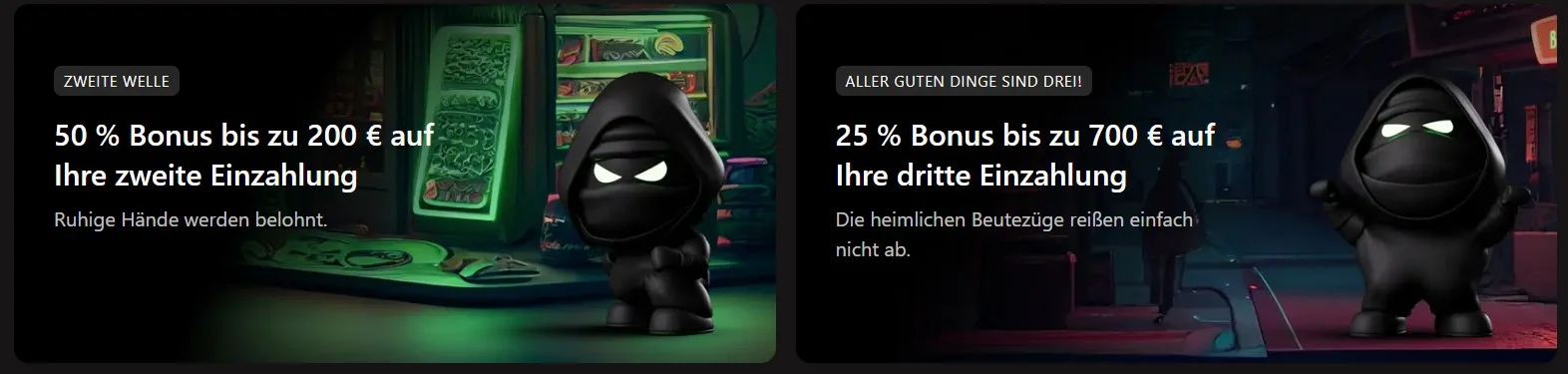 Betninja Casino Boni und Aktionen
