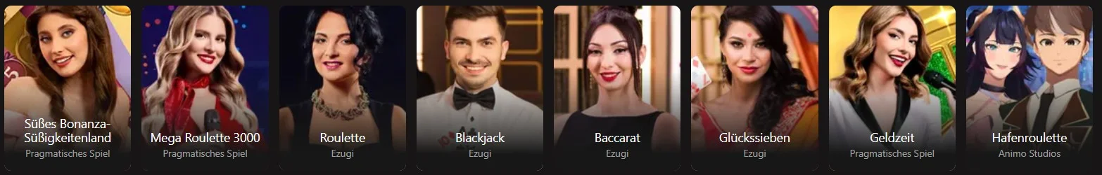 Betninja Casino Live-Casino